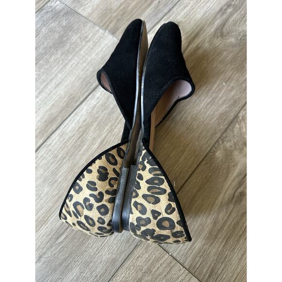 Betsey Johnson Cocoh Leopard  D'Orsay Flats size 6.5 - Picture 3 of 14